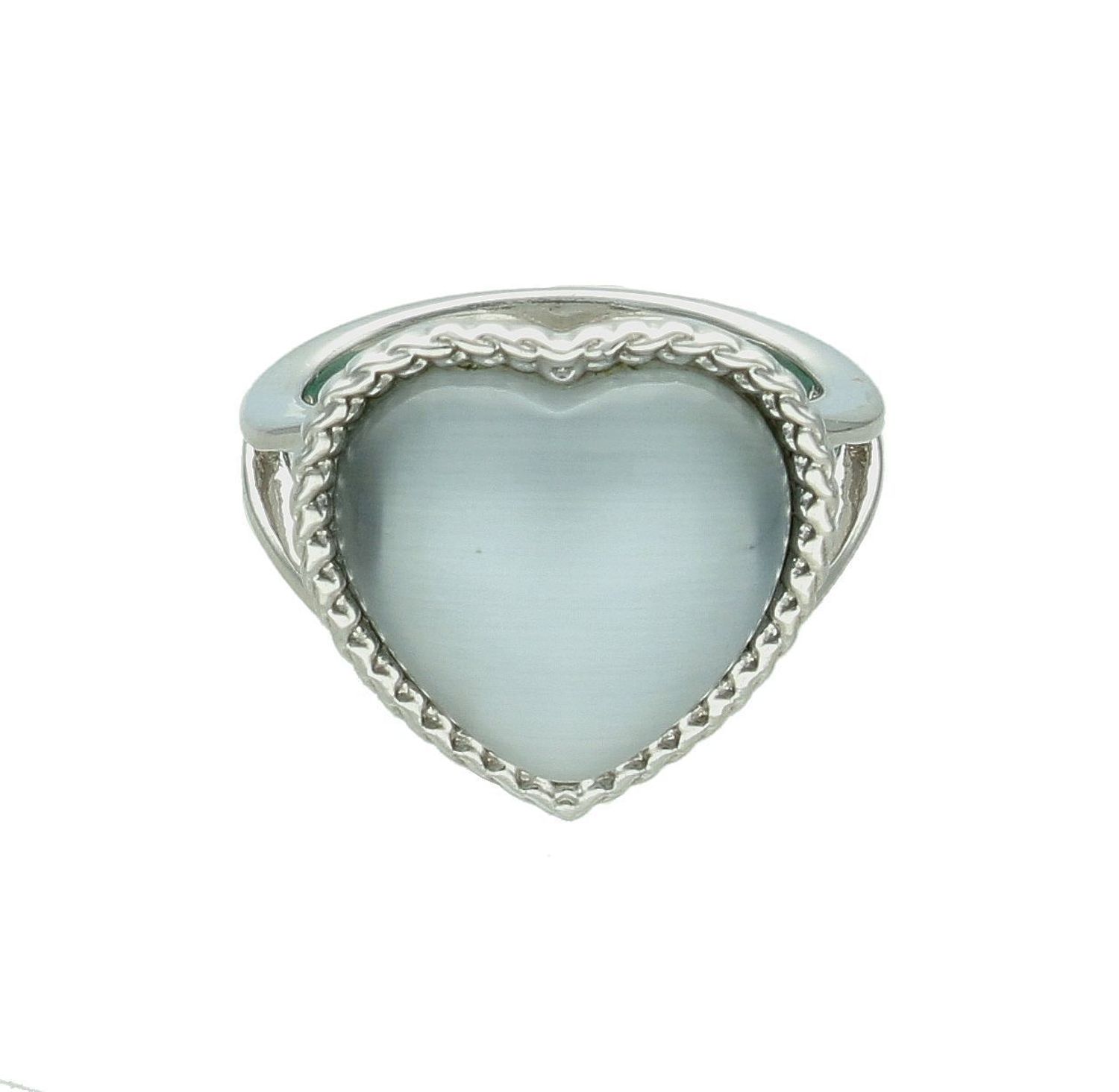 Srebrny pierścionek damski 925 duże serce z kamieniem syntetycznym rozmiar 12 AR012-74841.jpg