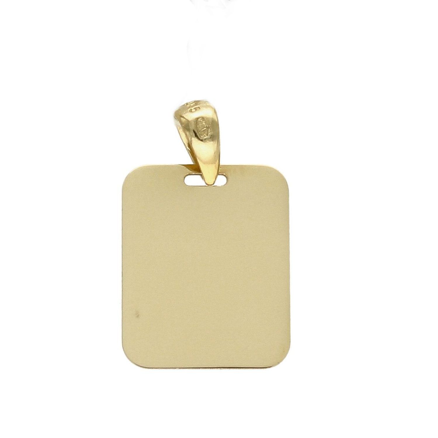 Złota zawieszka ' Delikatny nieśmiertelnik' AR013-5489.jpg