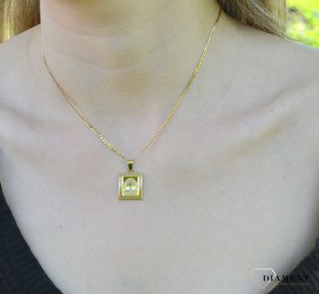 Złota zawieszka 585 znak zodiaku Waga AR18-184 (3).JPG