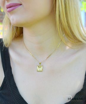 Złota zawieszka 585 znak zodiaku Bliźnięta AR18-190 (3).JPG