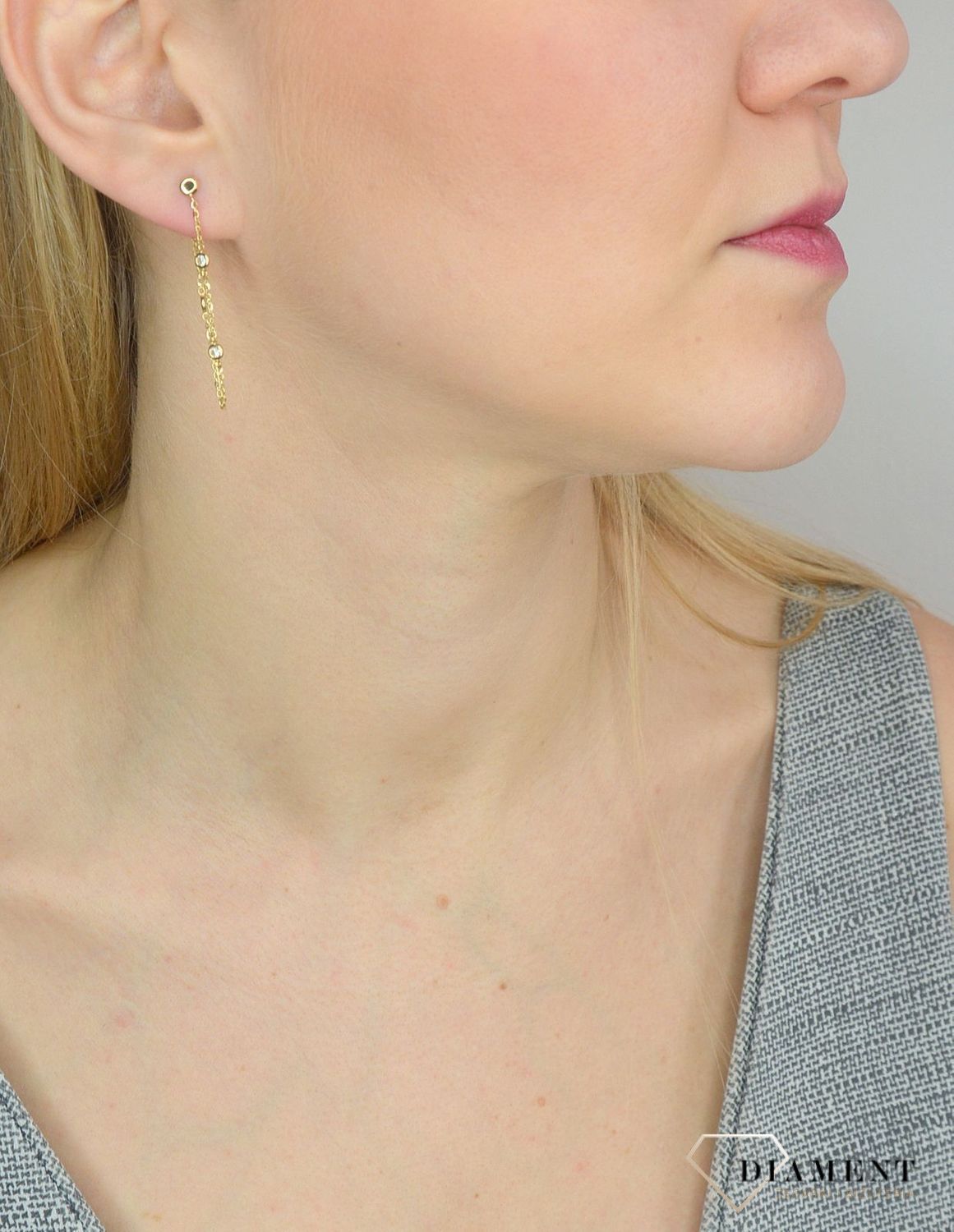 Kolczyki próby 585 z łańcuszkiem wiszącym AR521-9673.jpg