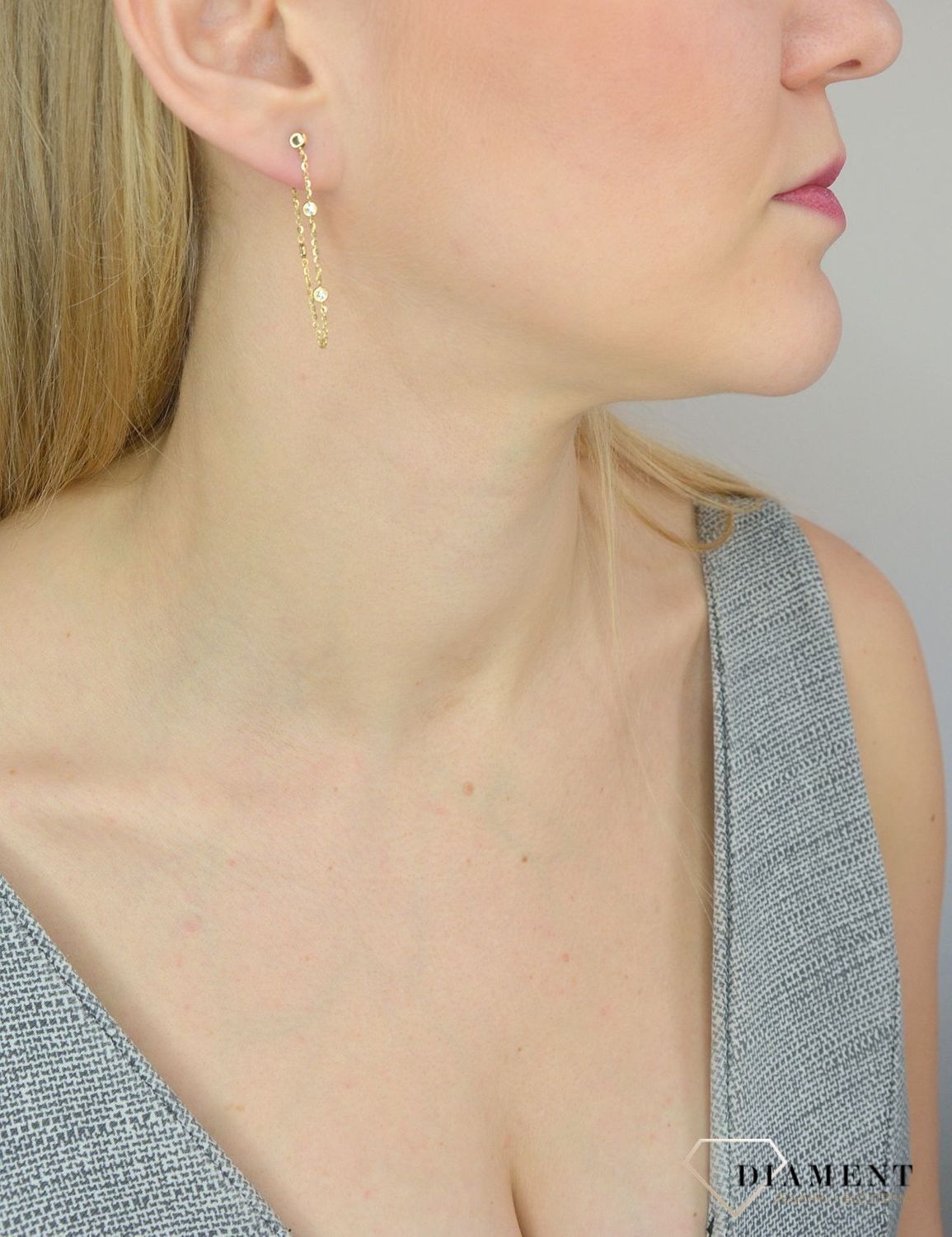 Kolczyki próby 585 z łańcuszkiem wiszącym AR521-9673.jpg