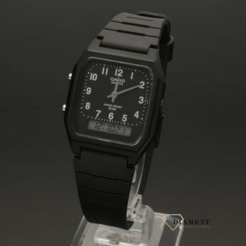 Męski zegarek analogowo-cyfrowy CASIO AW-48H-1BVEF (2).jpg