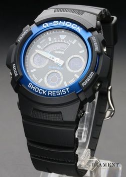 Męski wstrząsoodporny zegarek CASIO G-Shock AW-591-2AER BLUE DEVIL (2).jpg