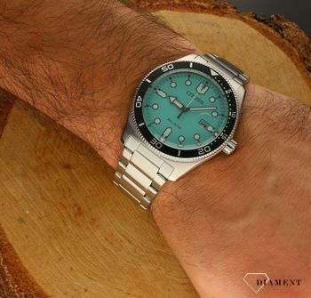 Zegarek męski Citizen Eco-Drive Marine Tiffany Blue AW1760-81W. Zegarek męski na prezent. Zegarek z ciekawą tarczą. Zegarek solarny męski. Pomysł na prezent. Darmowa dostawa (1).jpg