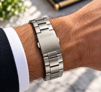 Zegarek męski Citizen Super Titanium™ AW1900-50X Eco-Drive – tytanowy z zieloną tarczą (1).jpg