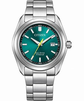 Zegarek męski Citizen Super Titanium™ AW1900-50X Eco-Drive – tytanowy z zieloną tarczą (2).jpg