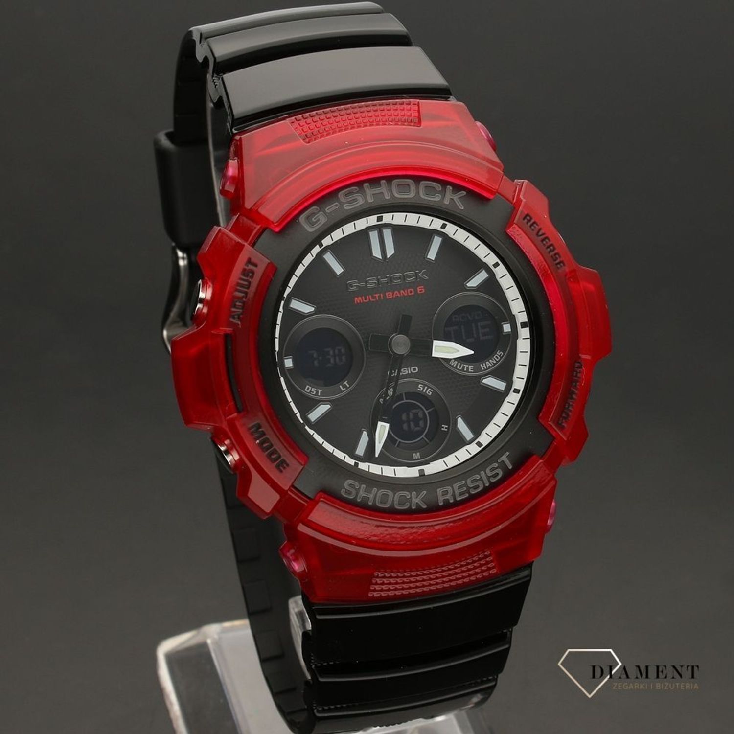 Zegarek męski Casio G-SHOCK AWG-M100SRB-4AER Original.jpg