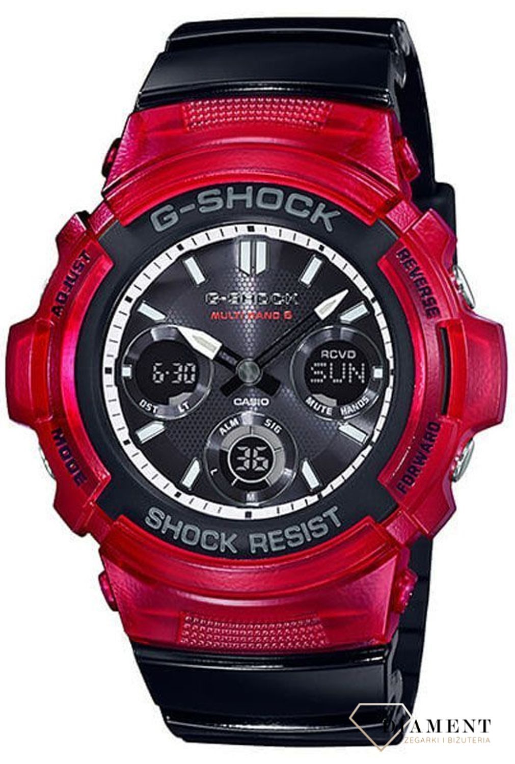 Zegarek męski Casio G-SHOCK AWG-M100SRB-4AER Original.jpg