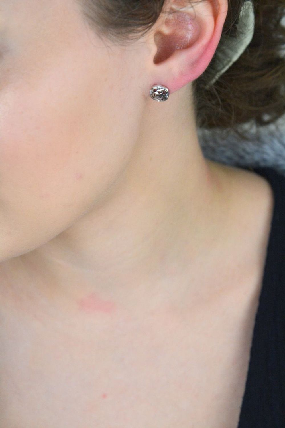 Kolczyki srebrne kwiatek próba 925, AZK000000-042.jpg