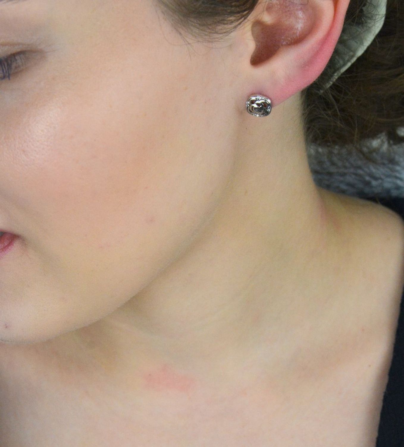 Kolczyki srebrne kwiatek próba 925, AZK000000-042.jpg