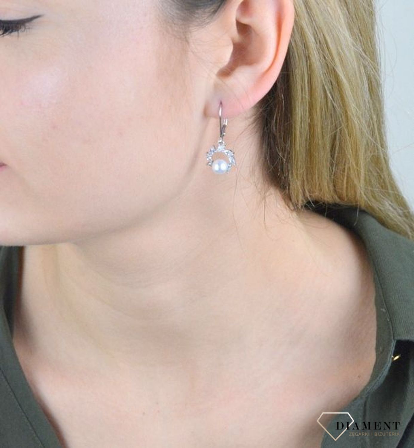 Kolczyki srebrne perełka+cyrkonie AZK000000-171.jpg