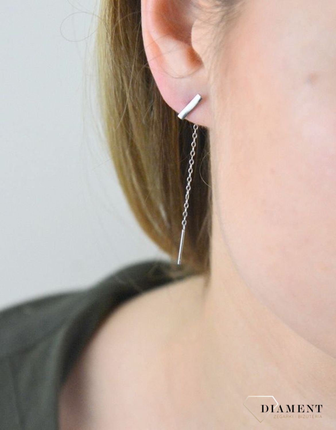 Kolczyki patyczki z łańcuszkiem AZK000000-361.jpg