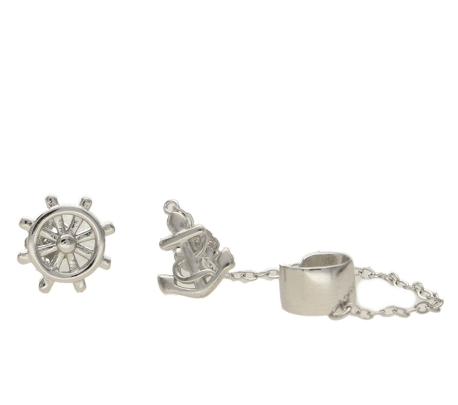 Kolczyki nausznice 'Marynarski klimat' AZK000000-363.jpg