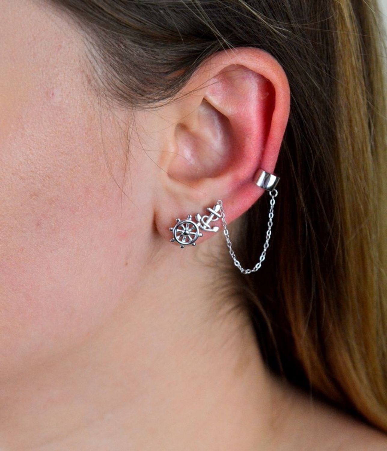 Kolczyki nausznice 'Marynarski klimat' AZK000000-363.jpg