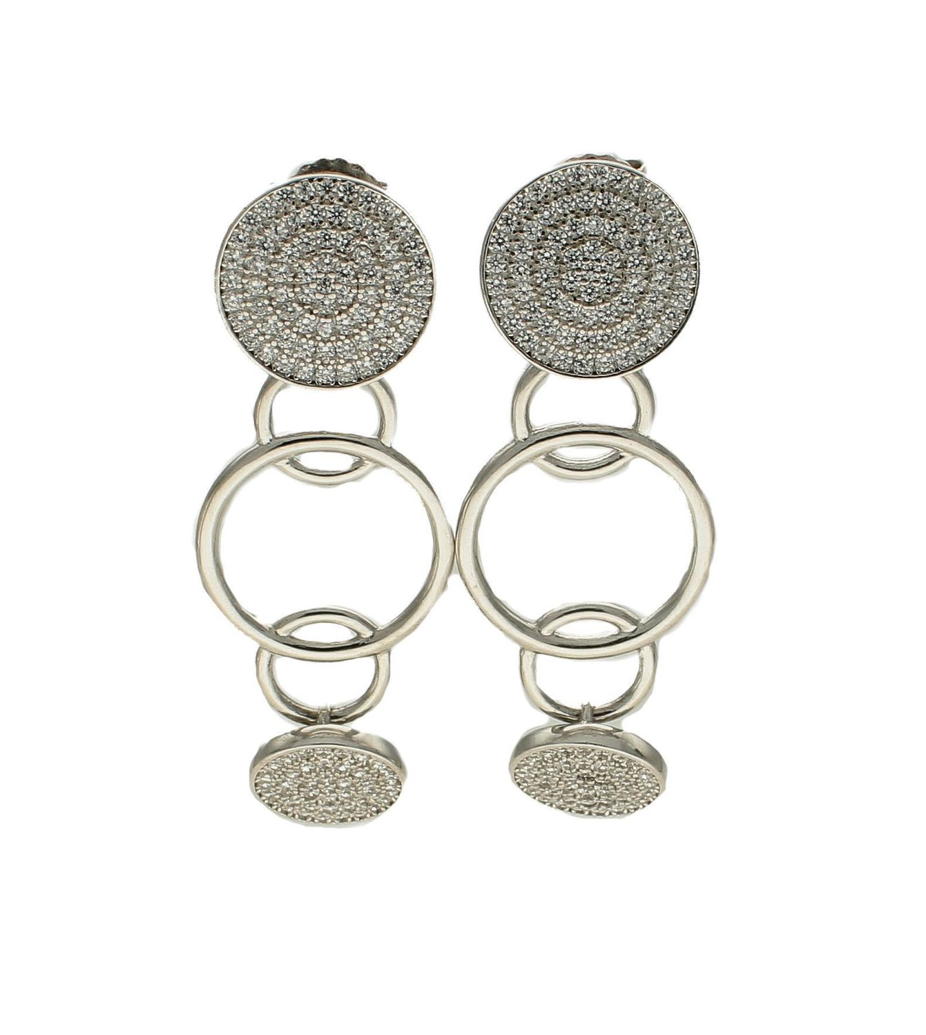 Kolczyki srebrne kółeczka z cyrkonią AZK000000-463.jpg