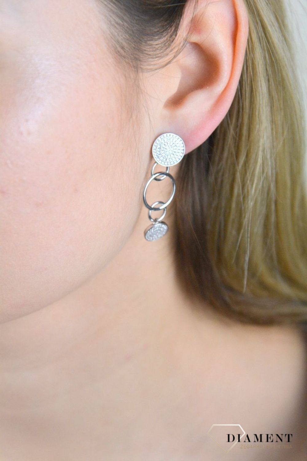 Kolczyki srebrne kółeczka z cyrkonią AZK000000-463.jpg