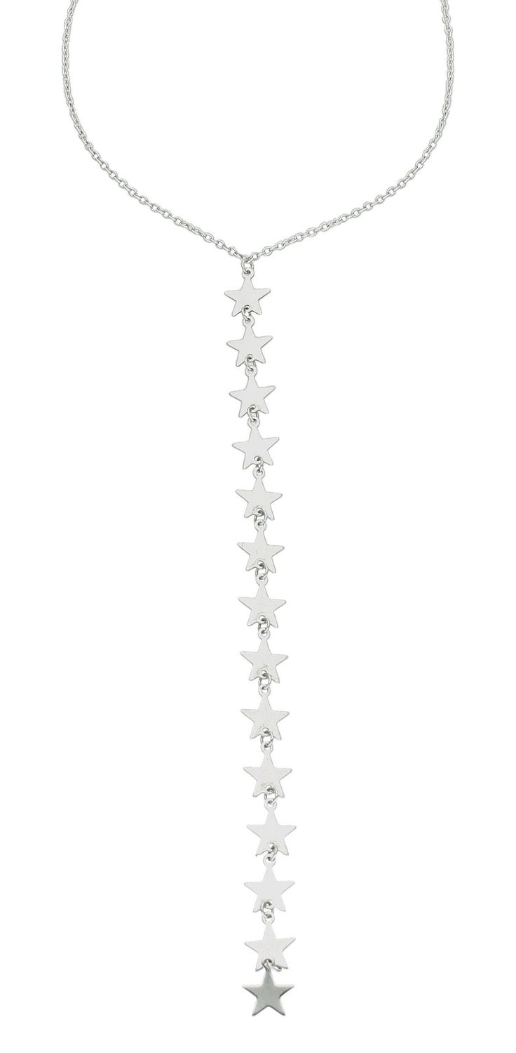 Srebrny naszyjnik celebrytka damska 925 gwiazdki AZN000000-228. Srebrny naszyjnik damski. Naszyjnik srebrny celebrytka. Srebrna celebrytka damska z zawieszkami. Srebrny naszyjnik celebrytka damska na prezent (2).jpg