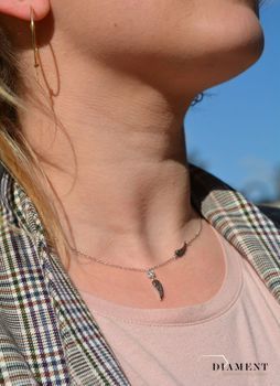 Naszyjnik celebrytka srebrna ze skrzydłami ✓Srebrne Naszyjniki Damskie w Sklepie z Biżuterią zegarki-diament.pl✓Piękne i Eleganckie Naszyjniki dla Kobiet (1).JPG