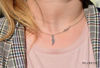 Naszyjnik celebrytka srebrna ze skrzydłami ✓Srebrne Naszyjniki Damskie w Sklepie z Biżuterią zegarki-diament.pl✓Piękne i Eleganckie Naszyjniki dla Kobiet (2).JPG