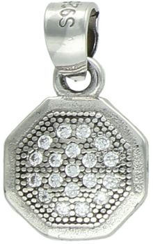 Srebrna zawieszka geometryczna z cyrkoniami 925 AZZ000000-044 – elegancka biżuteria damska.jpg