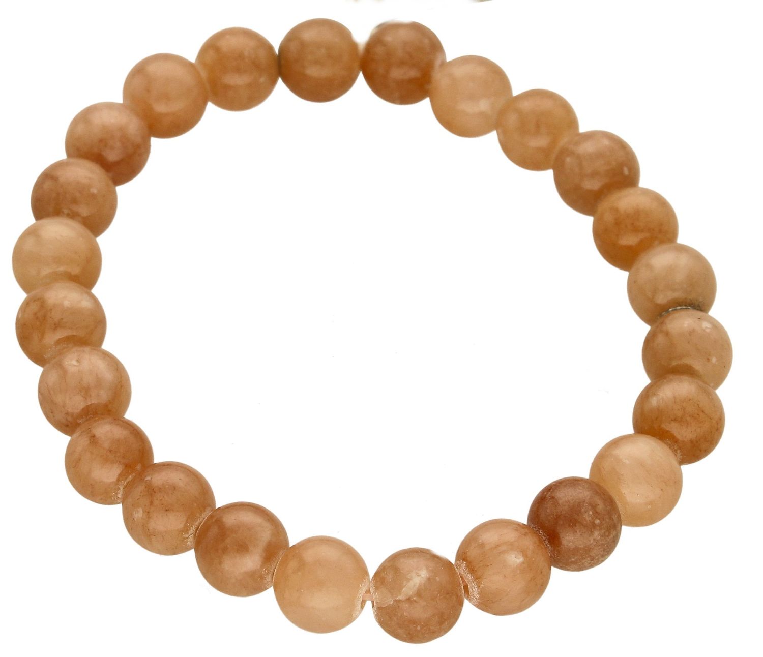 Bransoleta damska z Kamieniem Słonecznym BA030. Bransoletka damska w jasnym kolorze. Bransoletka z koralików. Bransoletka z kamieniem Słonecznym. Oryginalny pomysł na prezent (2).jpg