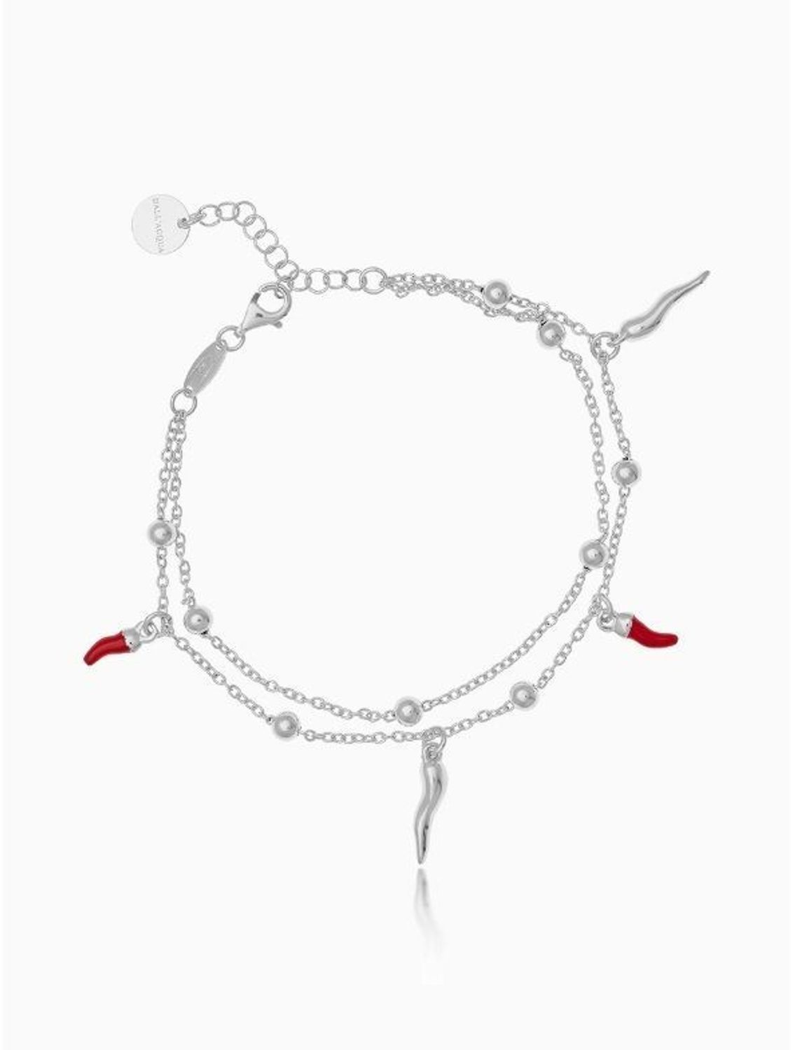 Bransoletka srebrna damska DALL'ACQUA FAVORE CORNO BRM22959S.jpg