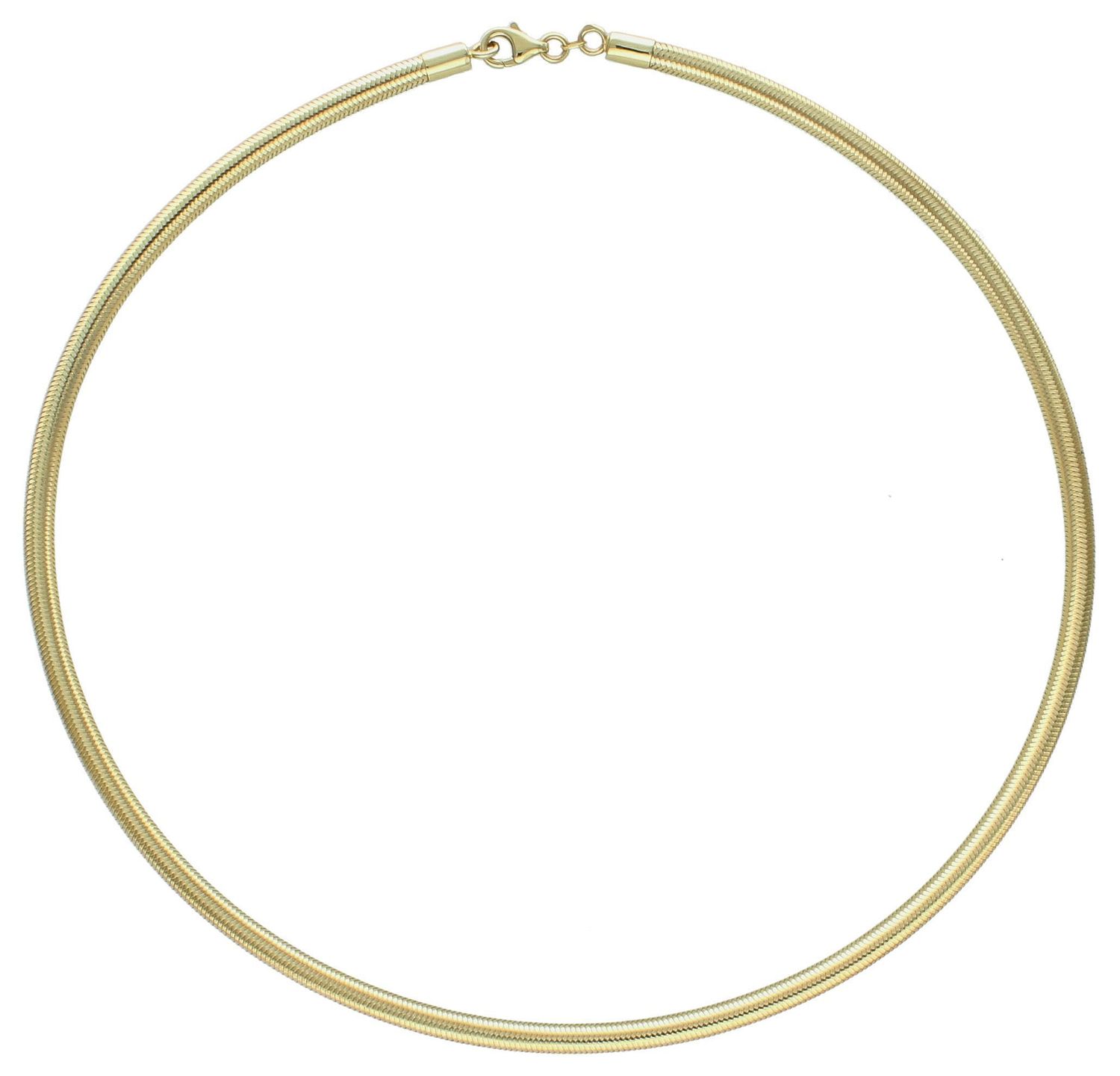 Naszyjnik kolia złota 5 mm pr 585, B6OMTRCO23 Klasyczna i uniwersalna kolia, wykonany z żółtego złota próby 585 o wadze około 8,2 g. Łańcuszki to uniwersalne dodatki, które sprawdzają1.jpg