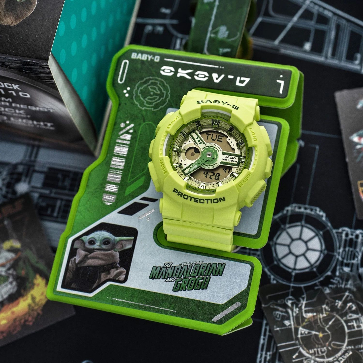 Zegarek Casio Baby-G G-Shock x Star Wars The Mandalorian & Grogu BA-110YK-3AER-MANd (2).jpg