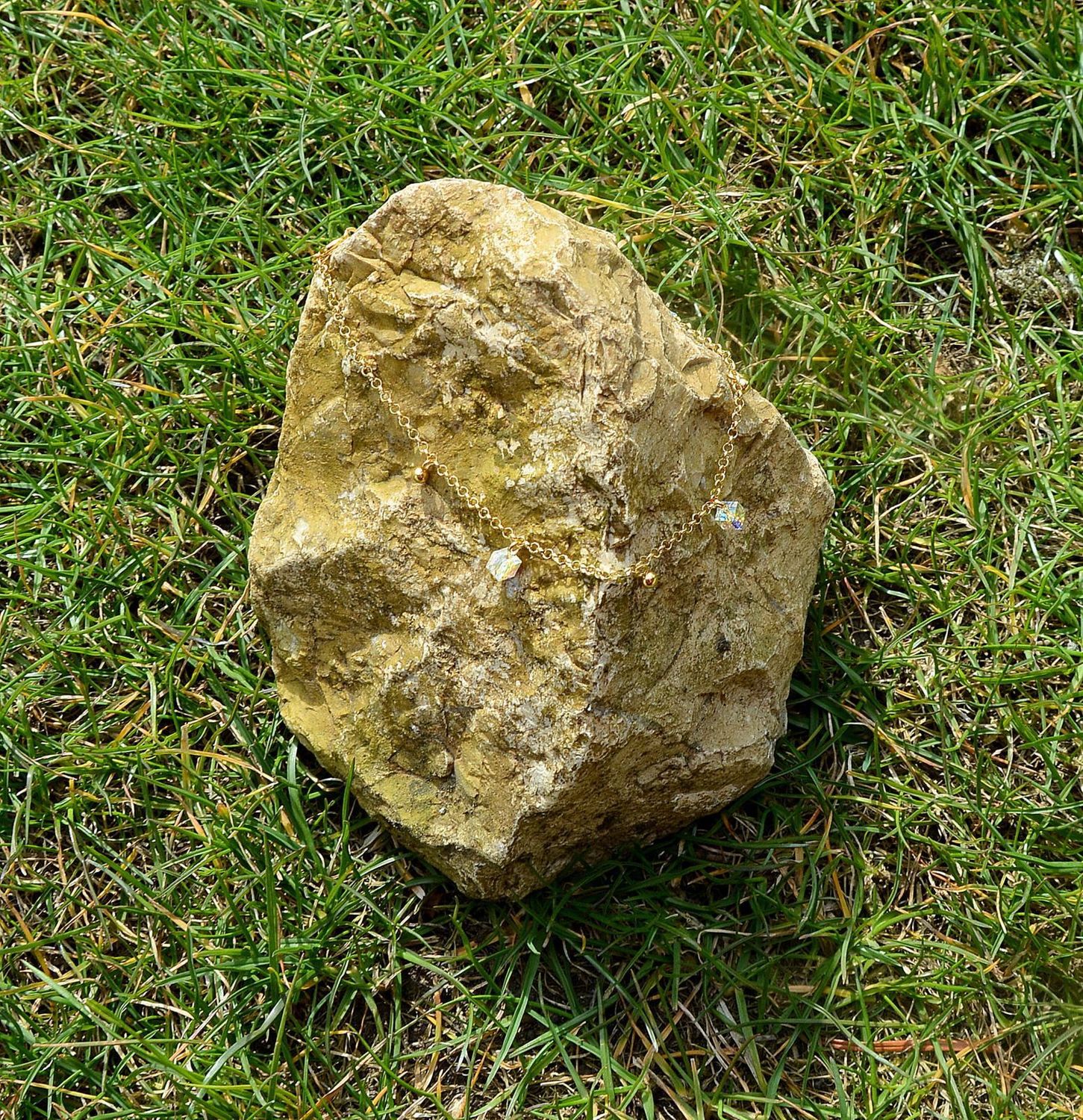 Bransoletka pokryty złotem z kryształami Swarovski® BAG56013AB.jpg