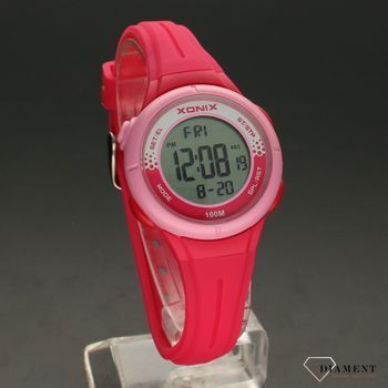 Zegarek dla dziewczynki różowy z wyświetlaczem Xonix BAO-003 (1).jpg