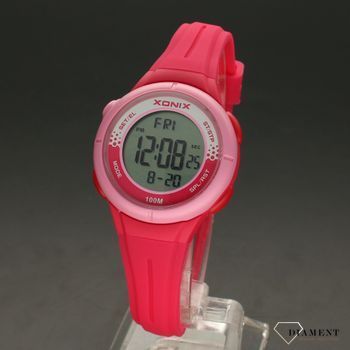Zegarek dla dziewczynki różowy z wyświetlaczem Xonix BAO-003 (2).jpg