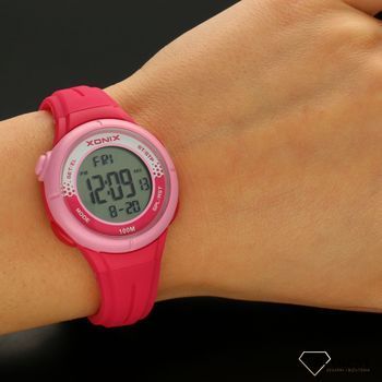 Zegarek dla dziewczynki różowy z wyświetlaczem Xonix BAO-003 (5).jpg