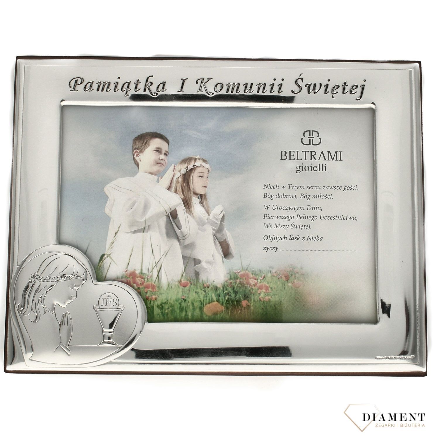 Srebrna ramka dla dziewczynki I Komunia Święta - grawer (2).jpg