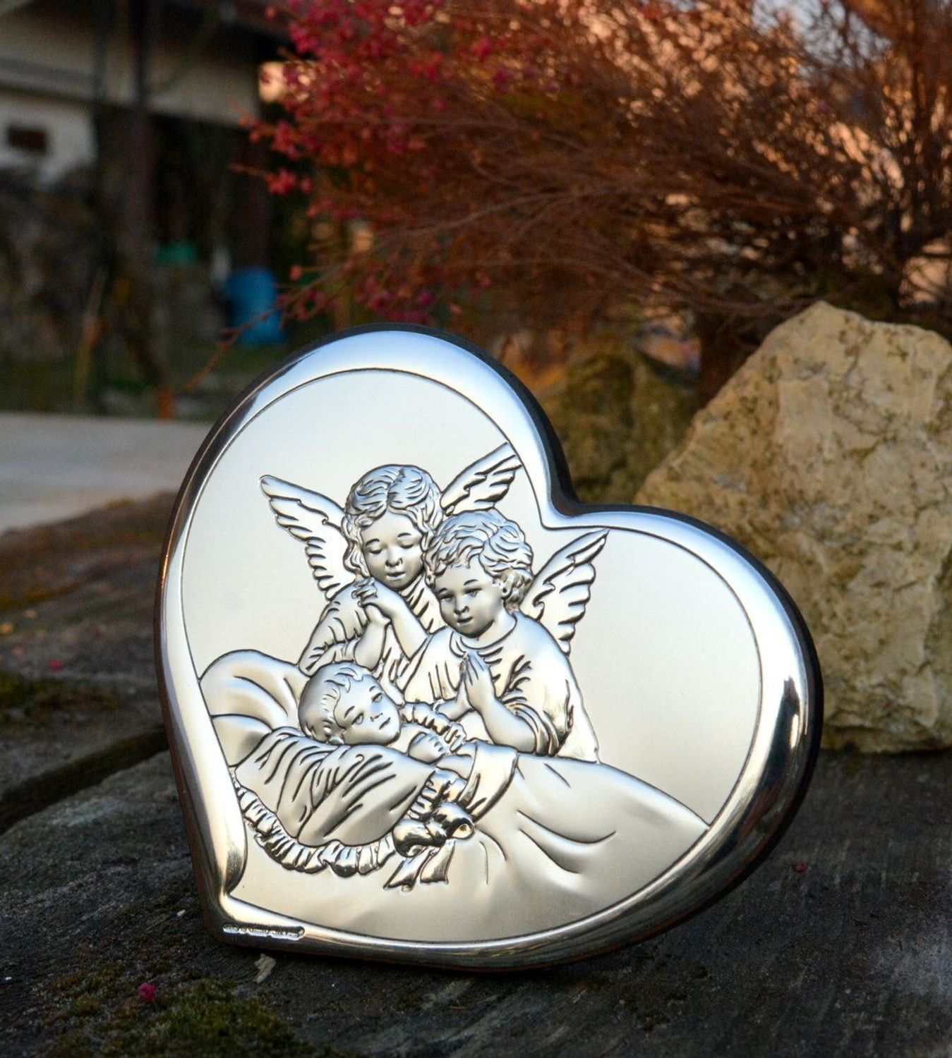 Obrazek srebrny z Aniołkami nad dzieciątkiem- chrzest (2).jpg