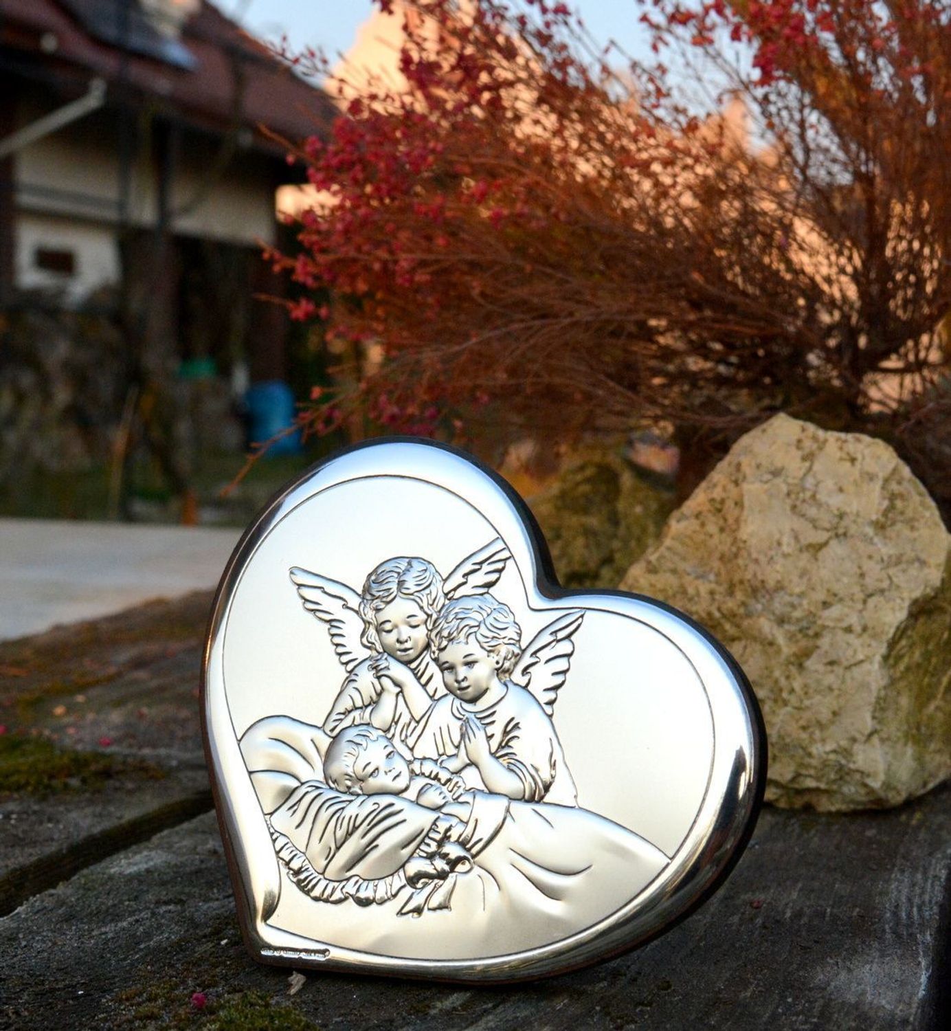 Obrazek srebrny z Aniołkami nad dzieciątkiem- chrzest (2).jpg