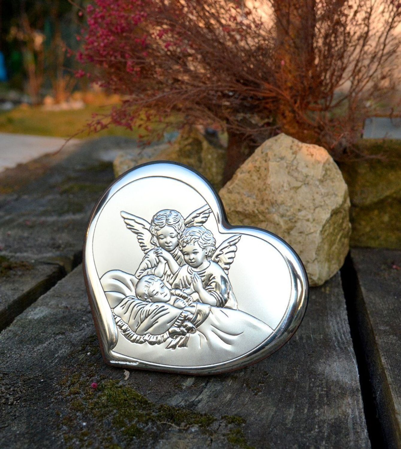 Obrazek srebrny z Aniołkami nad dzieciątkiem- chrzest (2).jpg