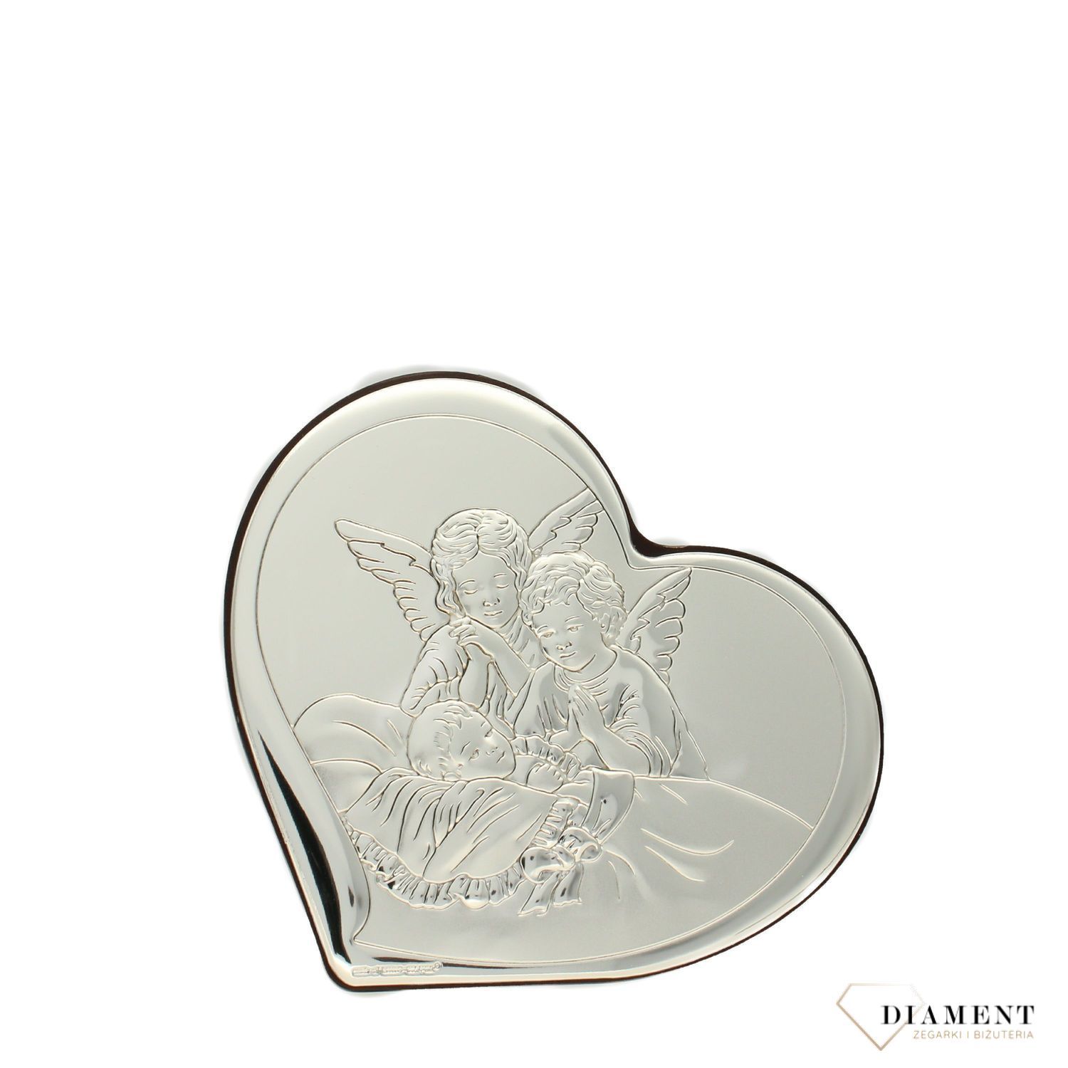 Obrazek srebrny z Aniołkami nad dzieciątkiem- chrzest (2).jpg