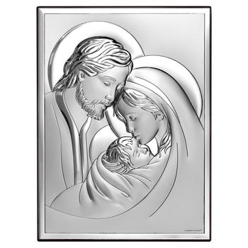 Srebrny obrazek z wizerunkiem Świętej Rodziny BC66653.jpg
