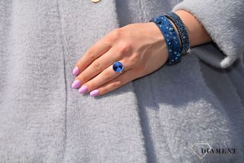 Bransoletka damska Swarovski Constallation Pictor Metallic Blue BRA-COS-BCONST2NMB✓Biżuteria damska w Sklepie z Biżuterią zegarki-diament.pl✓Piękne i Eleganckie Bransoletki dla Kobiet (3).JPG