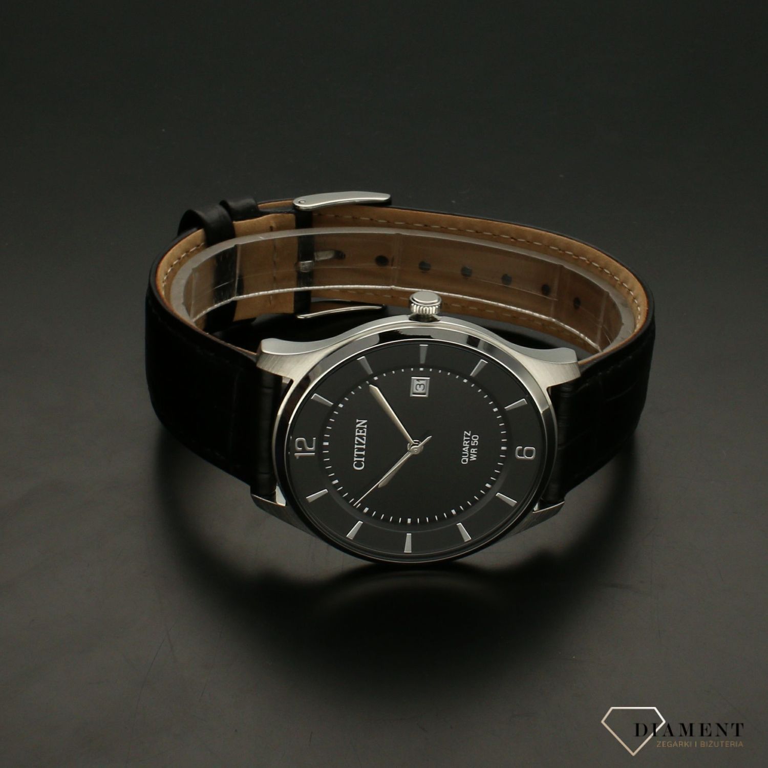 Zegarek męski CITIZEN Classic czarny pasek BD0041-03F.jpg