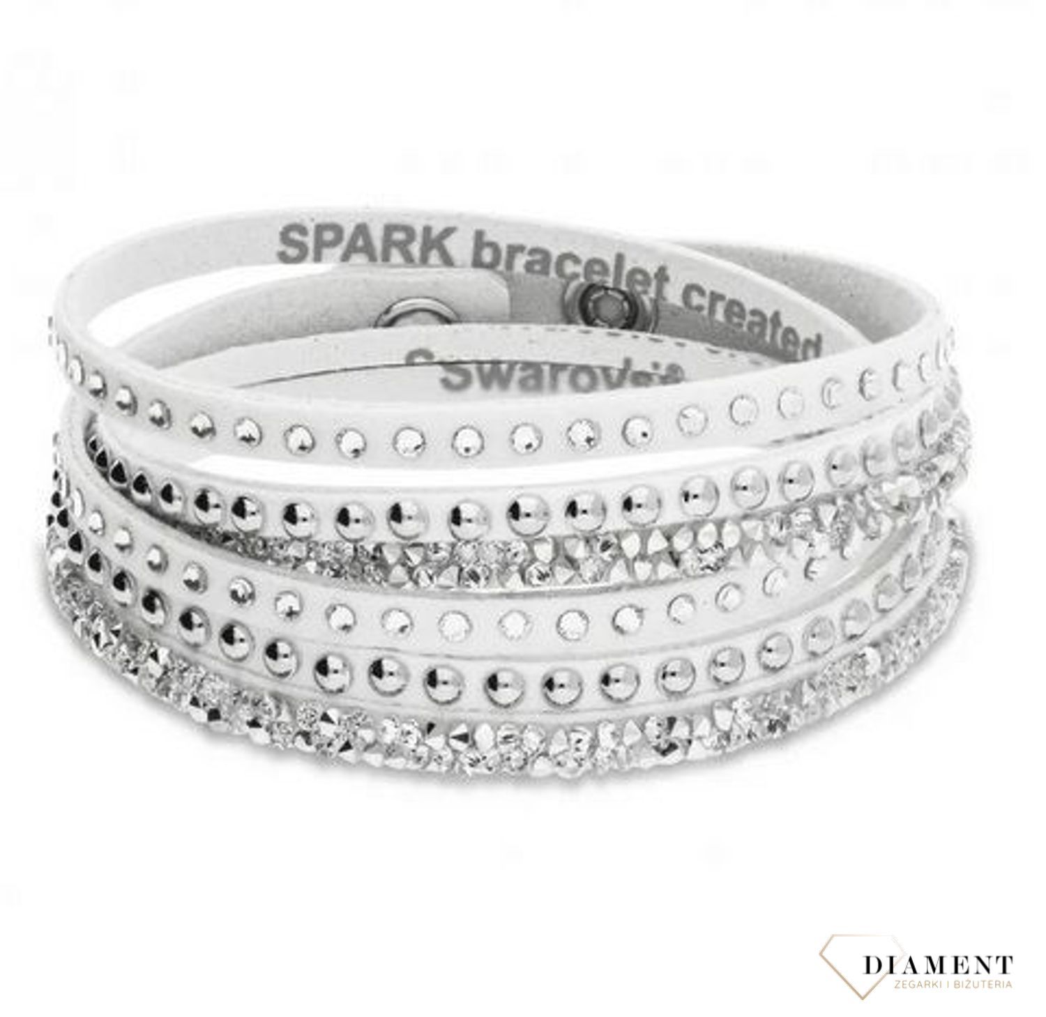Bransoletka Damska Swarovski w kolorach Comet Argent Light, Light Chrom i Crystal BDVRK3WC.jpg