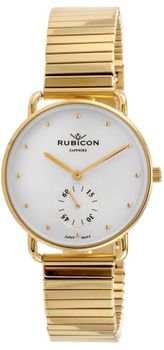 Zegarek damski Rubicon z szafirowym szkłem rozciągana bransoleta BE29GISX03BX.jpg