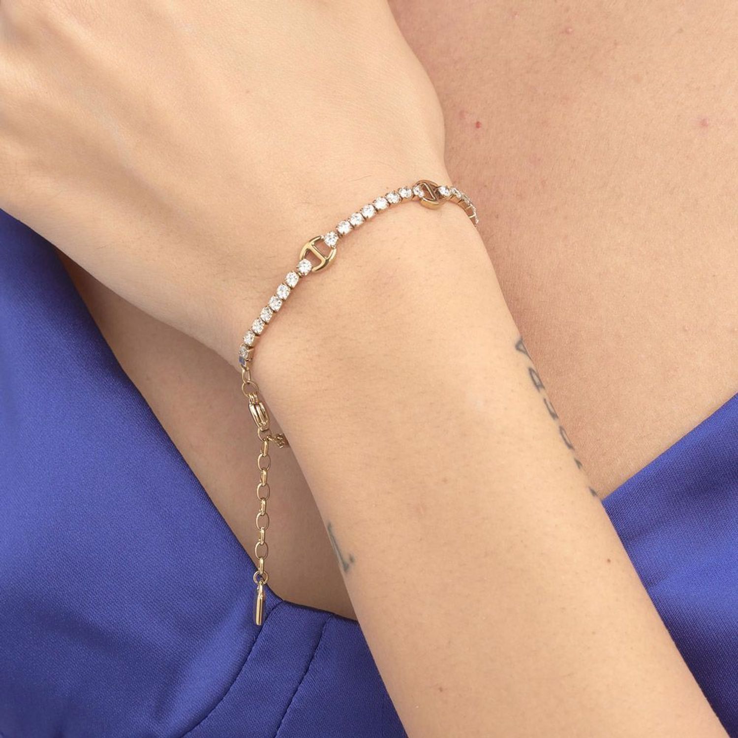 Bransoletka damska stalowa pozłacana Brosway Desideri BEI078.jpg