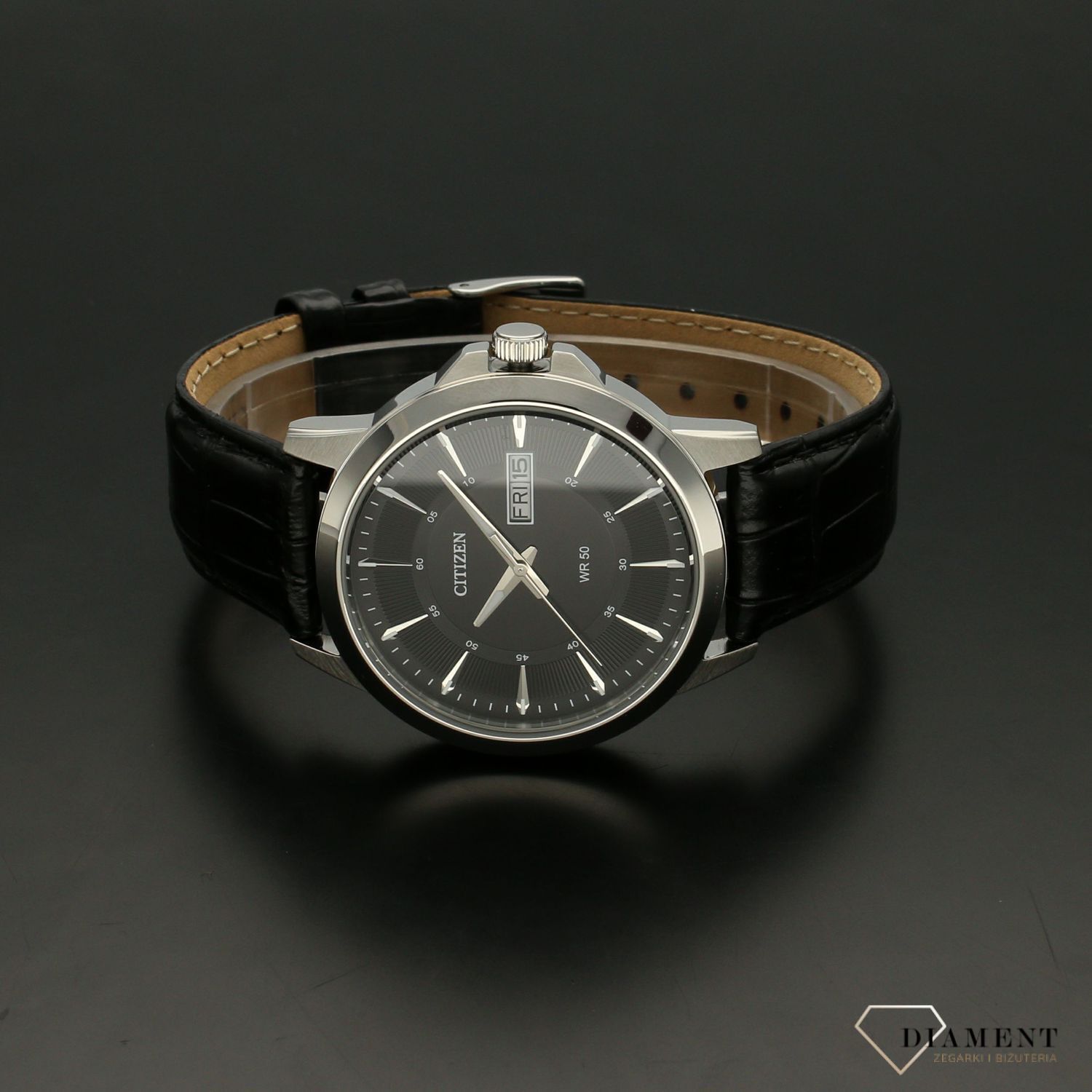 Zegarek męski Citizen na czarnym pasku Classic BF2011-01EE.jpg