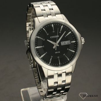 Zegarek męski Citizen na bransolecie z czarną tarczą Classic BF2011-51E Autoryzowany sklep. ✓Grawer na zegarku ✓ (1).jpg