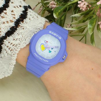 Zegarek Baby-G BGA-10-6AER PLAYFUL HEARTS – fioletowy, serca, 100 m (2).jpg