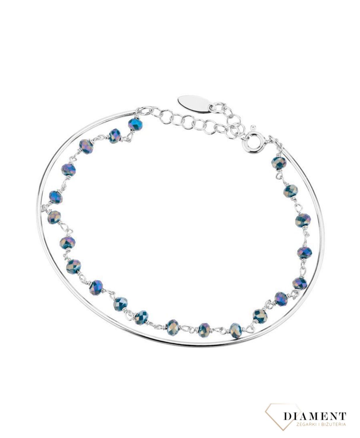 Bransoleta Infinity BGBZ0026 srebrna koraliki.jpg