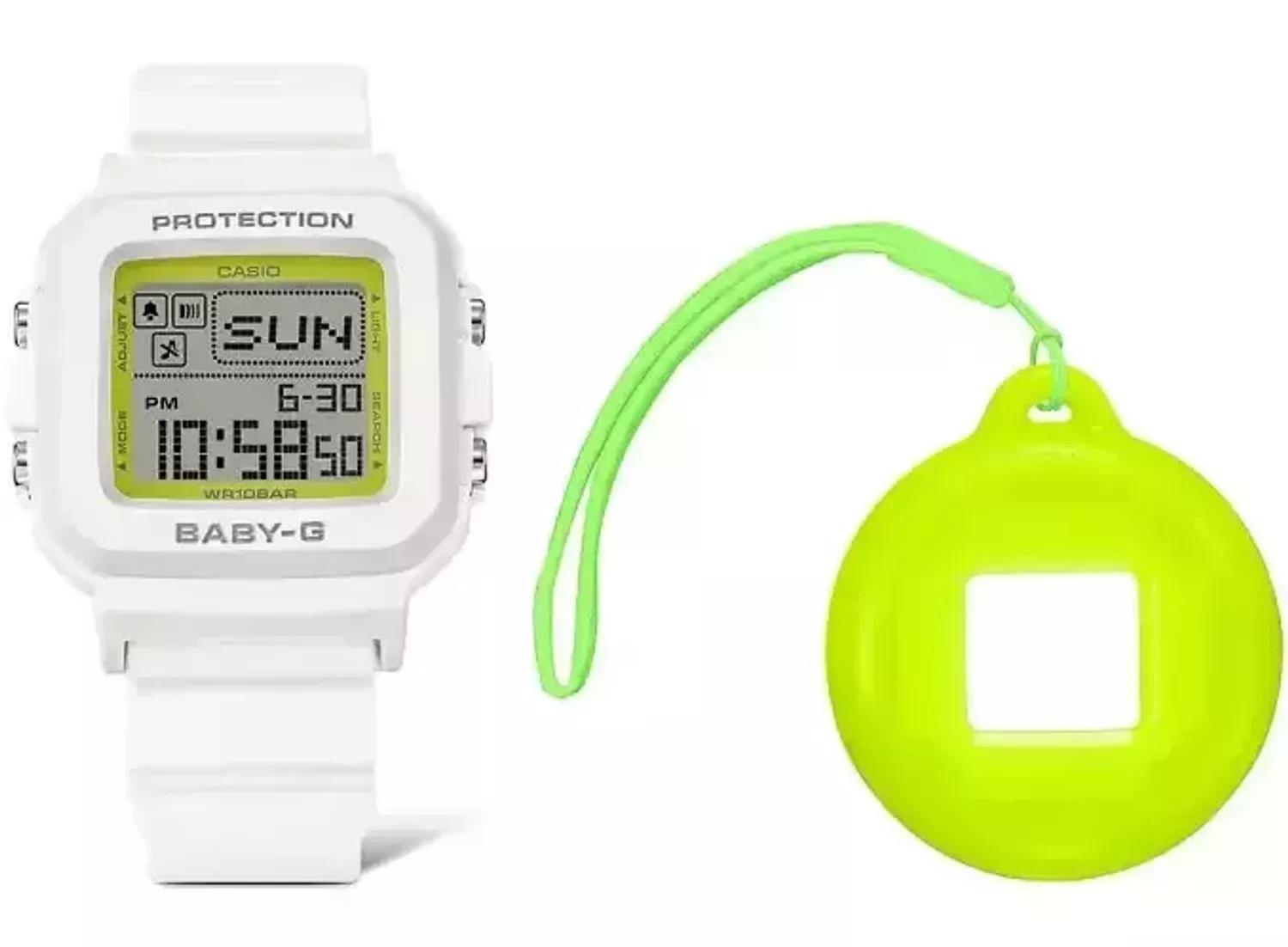 Zegarek CASIO BABY-G BGD-10K-7ER Biały zegarek Casio Baby-G BGD-10K-7ER to mały zegarek sportowy, który musisz mieć w swojej kolekcji. Casio BABY-G BGD-10K-7ER to subtelny, damski zegarek o białej barwie.jpg