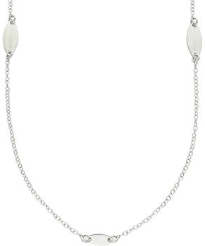 Srebrny łańcuszek minimalistyczny 80 cm z blaszkami - BGNZ005280 Ag.jpg
